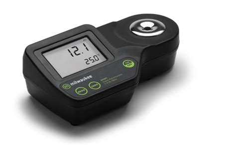 how does a milwaukee refractometer work|milwaukee ma871 digital brix refractometer.